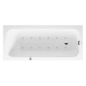 Baignoire rectangulaire Duravit Qatego avec système Air 160 x 70 cm, version encastrée