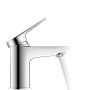 Robinetterie de lavabo à levier unique Duravit Wave S FreshStart sans vidage - vue technique
