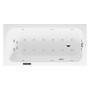 Vasca rettangolare con idromassaggio Duravit Qatego con sistema Combi L 150 x 75 cm, versione ad incasso