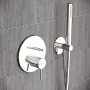 VitrA Origin Einhebel-Wannenfüll- und Brausearmatur, Unterputz - technische Ansicht