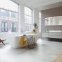 Baignoire balnéo rectangulaire Duravit DuraSquare avec système Air 185 x 85 cm Autoportante - vue détaillée