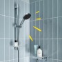 Ensemble de barre de douche GROHE Vitalio Comfort 110 de 60 cm avec 2 types de jets - vue détaillée