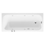Duravit Qatego Rechteck-Whirlwanne mit Jet-System 180 x 80 cm, Einbauversion