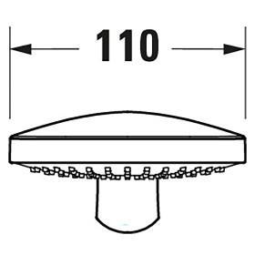 Duravit Handbrause 1jet 11 cm MinusFlow