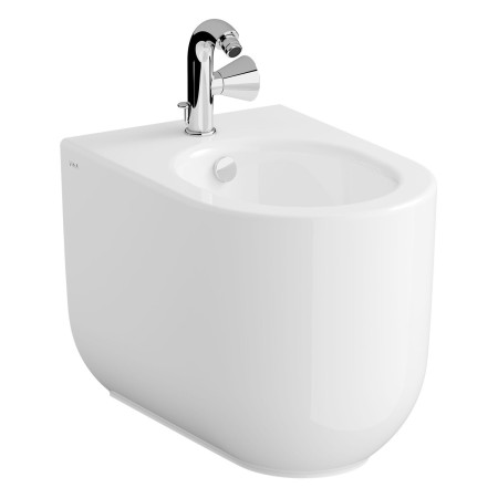 Bidet sur Pied VitrA Liquid, 1 Trou pour Robinet et Trop-plein