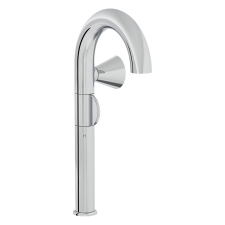 Miscelatore monocomando per lavabo VitrA Liquid 39 cm, versione per destri