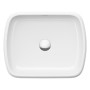 Duravit Qatego Aufsatzbecken oval 50 x 40 cm mit HygieneGlace - technische Ansicht