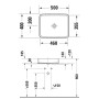 Duravit Qatego Aufsatzbecken oval 50 x 40 cm mit HygieneGlace - Produktansicht