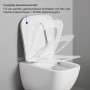 Abattant de WC universel Duravit carré avec frein de chute