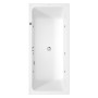 Baignoire rectangulaire à remous Duravit D-Code 180 x 80 cm avec système Jet Project