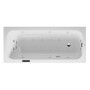Baignoire rectangulaire Duravit Qatego avec système Combi L 160 x 70 cm, version encastrée