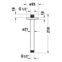 Duravit Brausearm mit Deckenanschluss 20 cm - Detailansicht