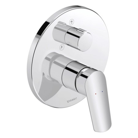 Duravit No. 1 Einhebel-Brausemischer Unterputz mit Umsteller