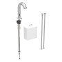 Robinetterie de lavabo Geberit Piave à montage sur pied