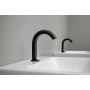 Robinet de lavabo sur pied Geberit Piave, alimenté par batterie, pour boîtier de fonction UP - photo produit