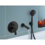 Duravit D-Code Einhebel-Wannenmischer Unterputz - technische Ansicht