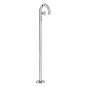 Miscelatore monocomando per lavabo VitrA Liquid, montaggio a pavimento, maniglia a destra