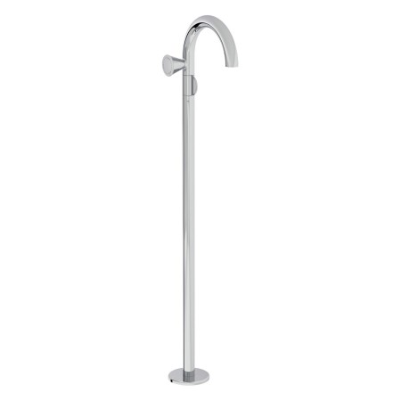 Miscelatore monocomando da lavabo a pavimento VitrA Liquid, maniglia a sinistra