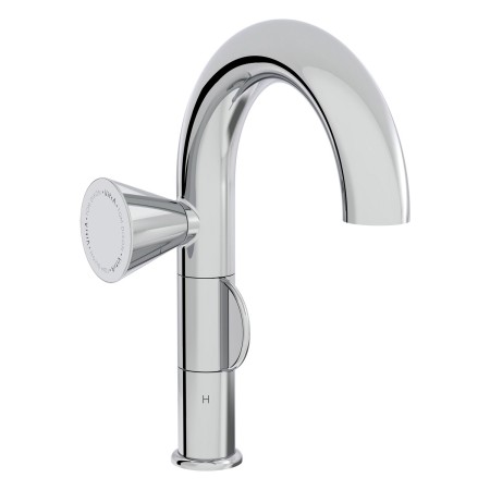 Mitigeur de lavabo monocommande VitrA Liquid 28,5 cm, version pour gaucher