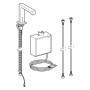 Robinetterie de lavabo Geberit Brenta - vue détaillée