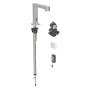 Robinet de lavabo Geberit Brenta à montage sur pied, alimenté par batterie, pour boîte de fonction UP