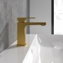 Rubinetto monocomando per lavabo Villeroy & Boch Architectura Square - vista tecnica