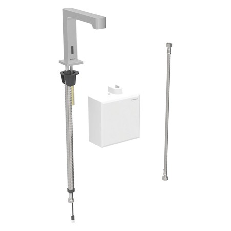 Geberit Brenta Waschtischarmatur Standmontage, Batteriebetrieb, mit AP-Funktionsbox