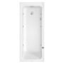 Baignoire rectangulaire à remous Duravit D-Code 170 x 70 cm avec Jet Project