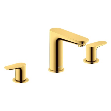 Robinetterie de lavabo 3 trous Duravit Wave avec bonde