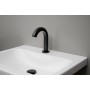 Robinet de lavabo Geberit Piave à montage sur pied, alimentation secteur, avec boîtier de fonction AP - vue technique