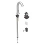 Robinet de lavabo Geberit Piave à montage sur pied, alimentation secteur, pour boîtier de fonction UP