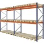 Wolfstahl PALETTENREGAL ANBAUELEMENT 3m hoch - 2.7m breit - 110cm tief 9 Palettenplätze - Detailansicht