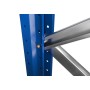 Wolfstahl PALETTENREGAL GRUNDELEMENT 7.5m hoch - 2.7m breit - 110cm tief 18 Palettenplätze - Detailansicht