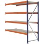 Wolfstahl LAGERREGAL ANBAUELEMENT 2m hoch - 1.8m breit - 80cm tief - 4 Ebene