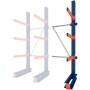Wolfstahl KRAGARMREGAL EINSEITIG ANBAUELEMENT 3m hoch - 80cm armtiefe - 1.1m breit - Detailansicht