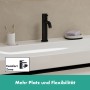 Robinet de lavabo monocommande hansgrohe Tecturis S 110 sans bonde - vue détaillée