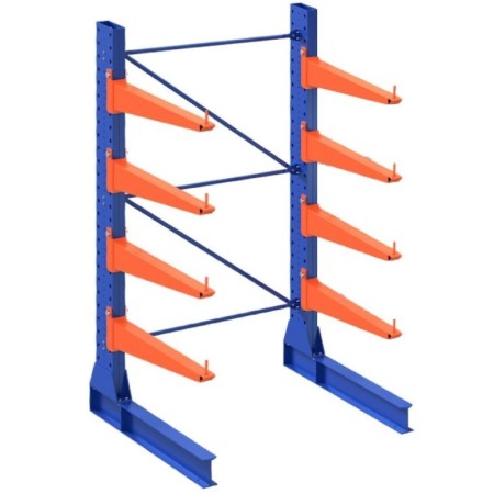 Wolfstahl SCAFFALE CANTILEVER SINGOLO INIZIO 4m A - 80cm P braccio - 1.1m L