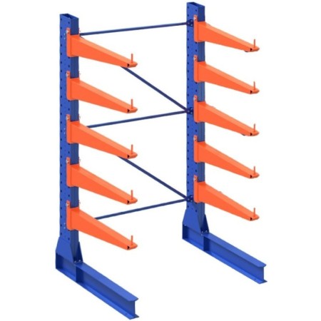 Wolfstahl SCAFFALE CANTILEVER SINGOLO INIZIO 5m A - 80cm P braccio - 1.1m L