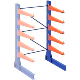 Wolfstahl KRAGARMREGAL EINSEITIG ANBAUELEMENT 5m hoch - 80cm armtiefe - 1.1m breit
