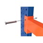Wolfstahl KRAGARMREGAL DOPPELSEITIG ANBAUELEMENT 3m hoch - 80cm armtiefe - 1.1m breit - technische Ansicht