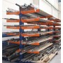 Wolfstahl KRAGARMREGAL DOPPELSEITIG ANBAUELEMENT 3m hoch - 80cm armtiefe - 1.1m breit - Detailansicht