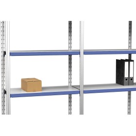 SCAFFALE EVOLUTION INIZIO 2.5m A - 40cm P - 100cm L - 6 ripiani, grigio