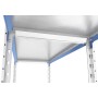Wolfstahl EVOLUTION GRUNDREGAL 2.5m hoch - 40cm tief - 100cm breit - 6 Ebene, grau