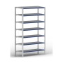 Wolfstahl EVOLUTION GRUNDREGAL 3m hoch - 40cm tief - 100cm breit - 7 Ebene, grau