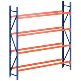 Wolfstahl REIFENREGAL GRUNDELEMENT 2m hoch - 1.8m breit - 40cm tief - 4 Ebene für ca. 48 Reifen