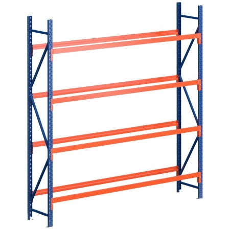 Wolfstahl REIFENREGAL GRUNDELEMENT 2m hoch - 1.8m breit - 40cm tief - 4 Ebene für ca. 48 Reifen