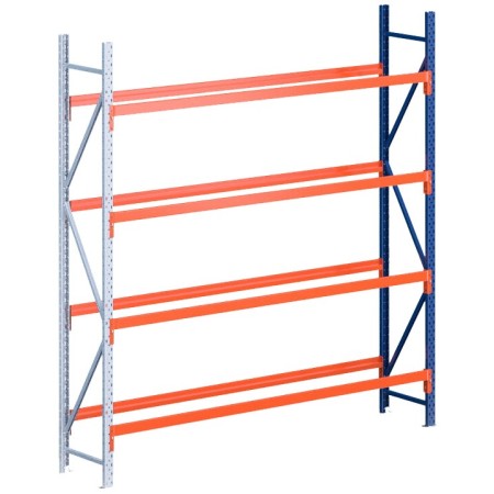 Wolfstahl REIFENREGAL ANBAUELEMENT 2m hoch - 1.8m breit - 40cm tief - 4 Ebene für ca. 48 Reifen