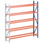 Wolfstahl REIFENREGAL ANBAUELEMENT 3m hoch - 1.8m breit - 40cm tief - 5 Ebene für ca. 60 Reifen