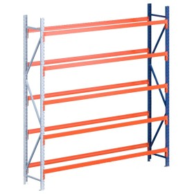 Wolfstahl REIFENREGAL ANBAUELEMENT 3m hoch - 1.8m breit - 40cm tief - 5 Ebene für ca. 60 Reifen
