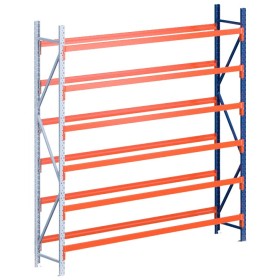Wolfstahl REIFENREGAL ANBAUELEMENT 4m hoch - 1.8m breit - 40cm tief - 6 Ebene für ca. 72 Reifen